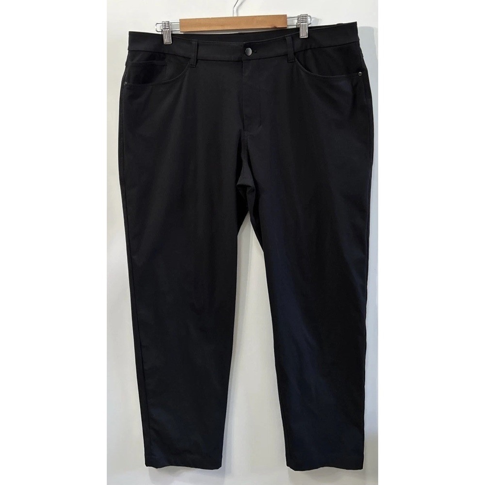 Mens Lululemon Classic Fit ABC 5 pocket Chino Pants LM5AO1S‎  Warpstreme Sz 38